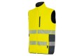 Gilet NEPAL Reversibile-Giallo / Blu Navy-3XL