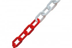 Catena in Moplen bianco/rossa (081.10400)
