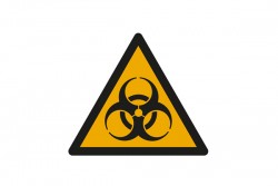 Pericolo rischio biologico (E1131mis)