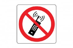 Vietato tenere i telefoni accesi (E1338mis)