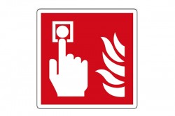 Pulsante allarme antincendio (E15117mis)
