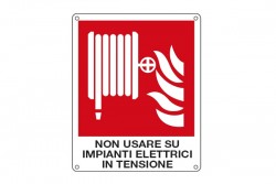 Lancia antincendio - "non usare su impianti elettrici in tensione" (E20161mis)