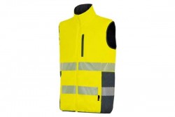 Gilet NEPAL Reversibile-Arancione / Blu Navy-3XL