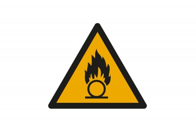 Pericolo di sostanze comburenti (E1118mis)