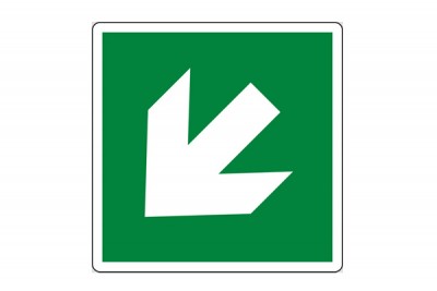 Freccia diagonale a destra / sinistra (E15105mis)