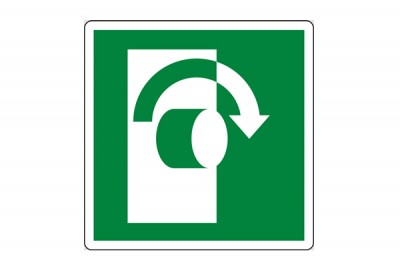 Girare la maniglia in senso orario (E15123mis)